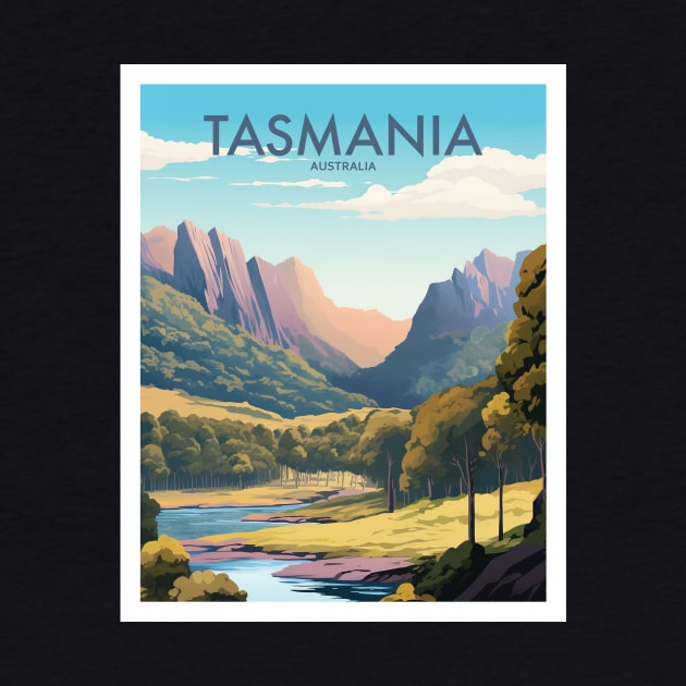 TASMANIA by MarkedArtPrints